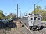 Westbound NJT Train # 3723 with Arrow III Set approaching Metropark Station-this guy is heading to Jersey Avenue Station in New Brunswick.